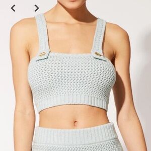 Solid and Striped Kyla tube top in powder blue. NWT SZ S AND M